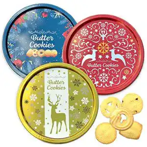 Dänische Kekse MIK Funshopping Weihnachtsgebäck 3 Dosen