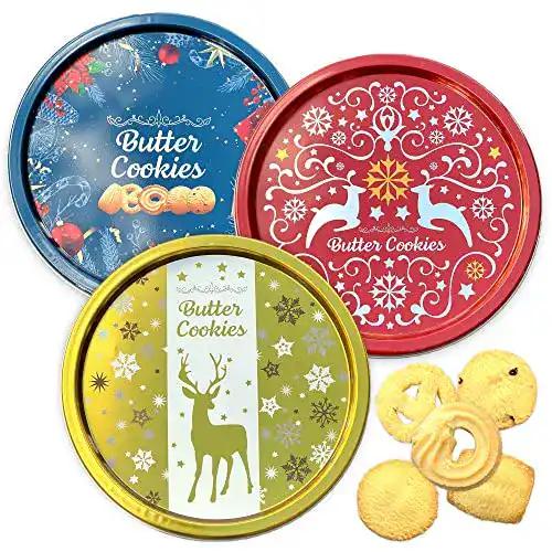 Dänische Kekse MIK Funshopping Weihnachtsgebäck 3 Dosen