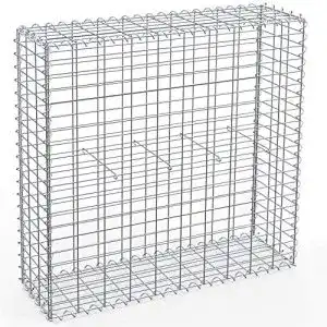 Gabionen Toolerando Gabione Steinkorb zaun 100 x 100 x 30 cm