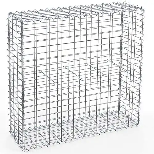 Gabionen Toolerando Gabione Steinkorb zaun 100 x 100 x 30 cm