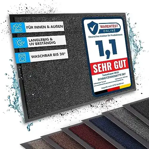Schmutzfangmatte casa pura ® Premium Fußmatte, 60x90cm