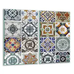 Herdabdeckplatten QTA, Set 2x30x52 cm Ceranfeld Abdeckung