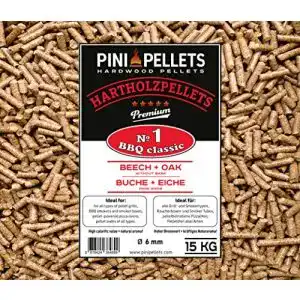 Smoker-Pellets PINI Hartholz Pellets №1 BBQ Klassik 15 Kg
