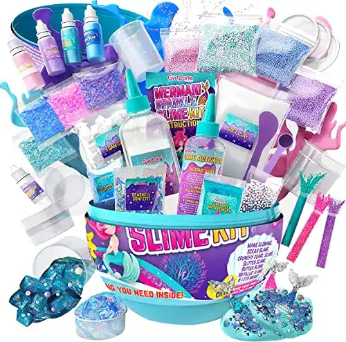Schleim-Set GirlZone Geschenke für Mädchen Überraschungs-Ei