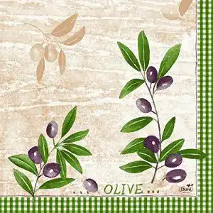Duni-Servietten Duni Zelltuch Servietten Posea 33×33 cm 250 Stück