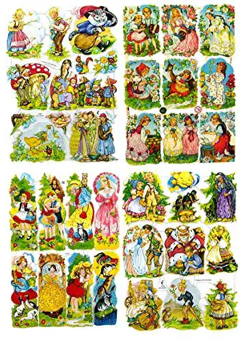 Glanzbilder Glanzbilder Märchen Set aus 4