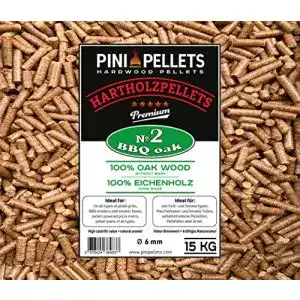Holzpellet PINI Grillpellets 15 KG – s 100% Eiche №2 zum Grillen