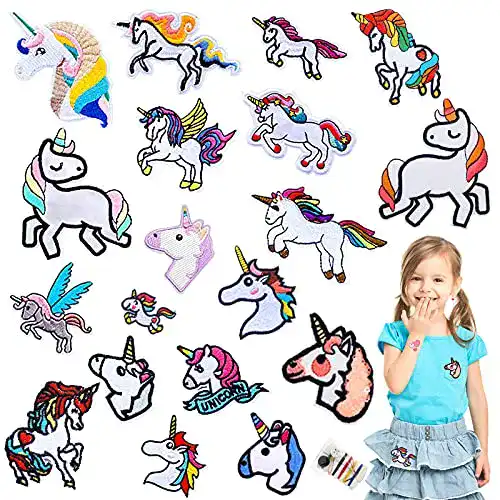 Die beste Bügelbilder BOYATONG 20 Stück Aufbügelflicken Kinder, Einhorn 2026 Test Bestseller Bügelbilder BOYATONG 20 Stück Aufbügelflicken Kinder, Einhorn