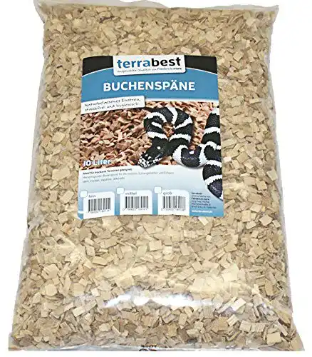Buchenspäne Terrabest mittel 2-6 mm 10 Liter Buchenhack