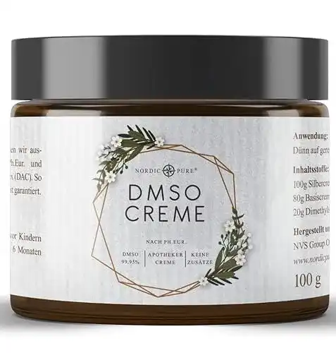 Dmso-Salbe Nordic Pure DMSO Creme Dimethylsulfoxid, 100 ml