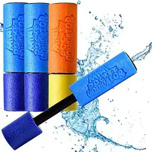 Wasserspielzeug L + H WORLD 4x Wasserspritzpistole Schaumstoff
