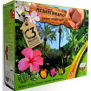 Palmendünger Mediterrano Freiland, , Hanf,Phönix,Dattel, 3 Kg