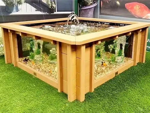 Hochteich Clear View Garden Aquarium Lotus Gartenteich