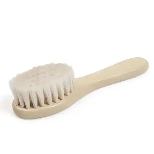 Babybürste Grünspecht 520-00 Baby-Naturhaarbürste, Ziegenhaar