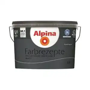 Wandfarbe Schwarz Alpina Wandfarbe, Farbrezepte 2,5 Liter