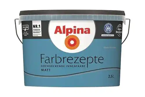 Wandfarbe Blau Alpina Farben GmbH Alpina Farbrezepte, 2,5 L