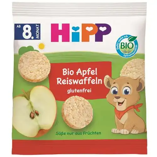 Reiswaffel HiPP, 7er Pack (7 x 30 g) Bio Knabberprodukte