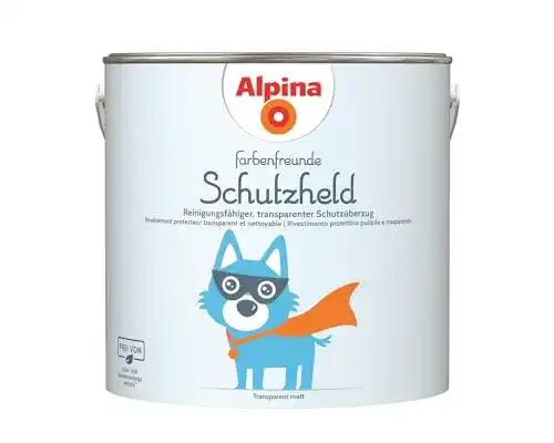 Tapetenschutz Alpina Farbenfreunde Schutzheld 2,5L transparent