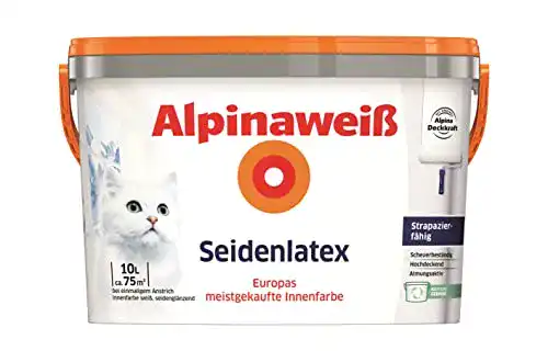 Alpina-Farbe Alpina Seidenlatex 10 Liter, seidenglänzend